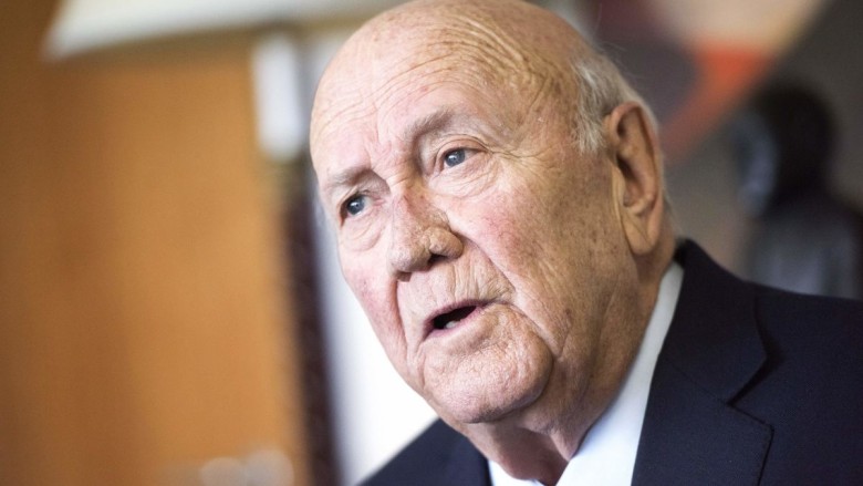 Décès de Frederik de Klerk, dernier président blanc d’Afrique du Sud ayant aboli l’Apartheid