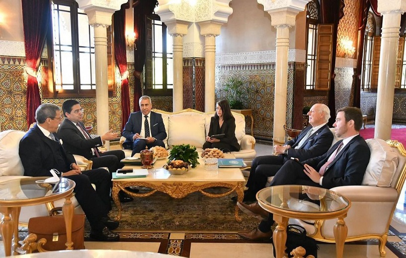 Entretien à Rabat du Chef de la diplomatie marocaine avec l’émissaire de l’ONU pour le Sahara