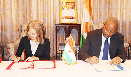 Le Niger et l’Italie signent deux accords de financement dans les domaines de l’eau et de l’électricité