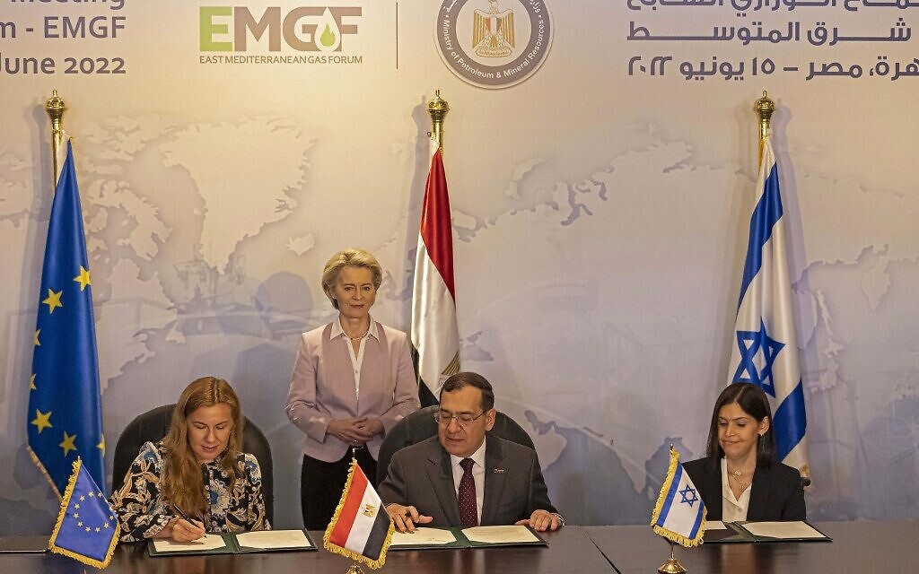 L’UE signe un accord d’approvisionnement en gaz naturel avec l’Egypte et Israël