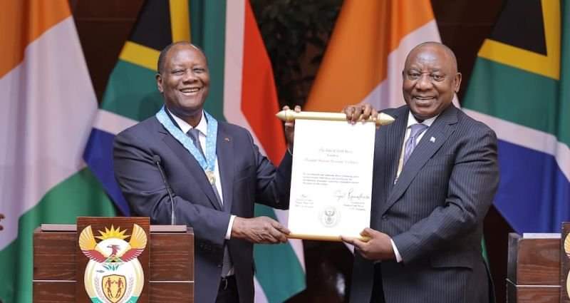 La Côte d’Ivoire et l’Afrique du Sud  signent 6 nouveaux accords de partenariat