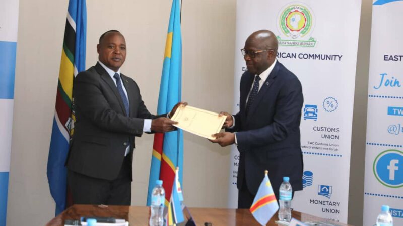 La RDC devient membre officiel de la Communauté d’Afrique de l’Est