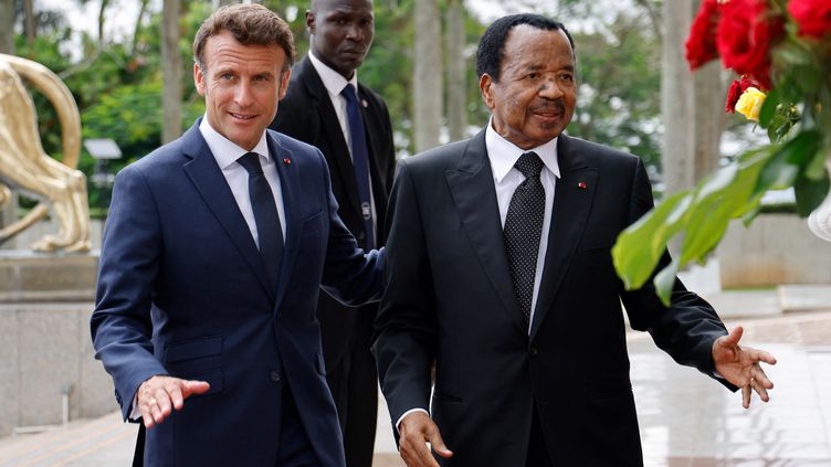 Macron accuse depuis Yaoundé, la Russe d’utiliser l’alimentation et l’énergie comme «armes de guerre»