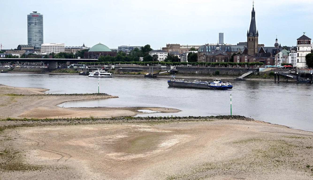 Les difficultés de navigation sur le Rhin menacent l’économie allemande