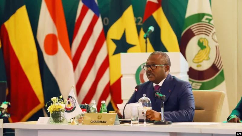 La CEDEAO envisage de «lourdes sanctions» à la Guinée-Conakry