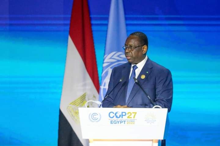 COP27: Macky Sall suggère une prise de conscience collective de l’urgence climatique