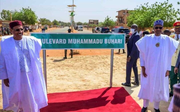 Un boulevard à Niamey baptisé au nom du Président nigérian Muhammadu Buhari