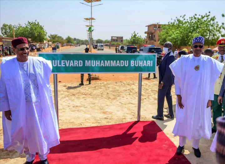 Un boulevard à Niamey baptisé au nom du Président nigérian Muhammadu Buhari