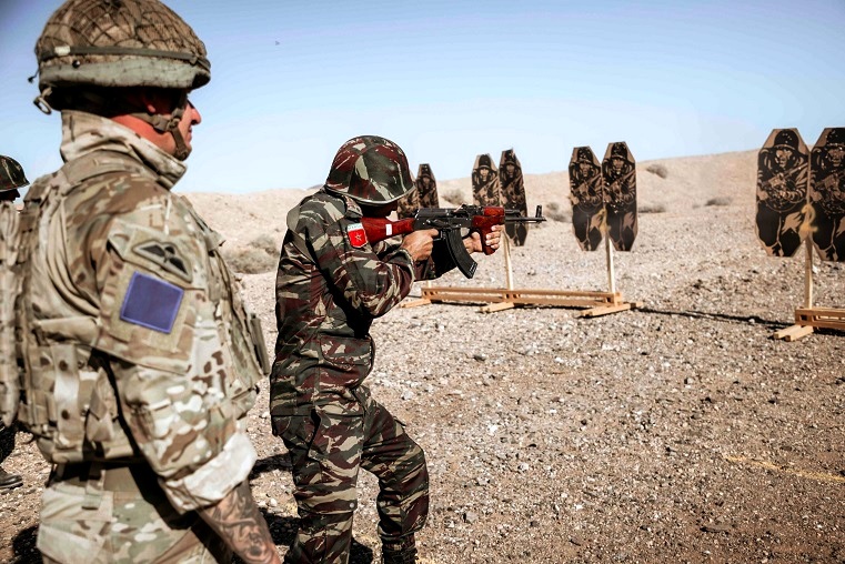 Jbel Sahara 2022: Exercice conjoint au Maroc, entre les FAR et les Forces Armées Britanniques