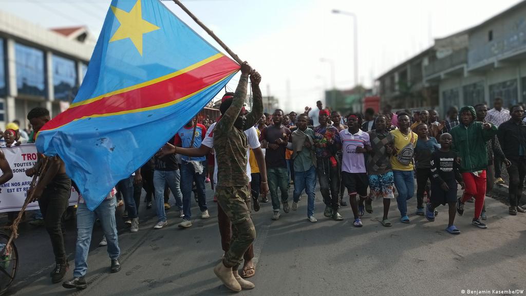 RDC: Manifestants et journalistes violentés lors d’une marche à Goma contre la force régionale de l’EAC