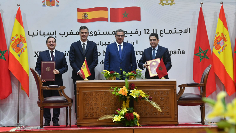 Maroc-Espagne-12ème RHN : Signature à Rabat de plusieurs accords de coopération