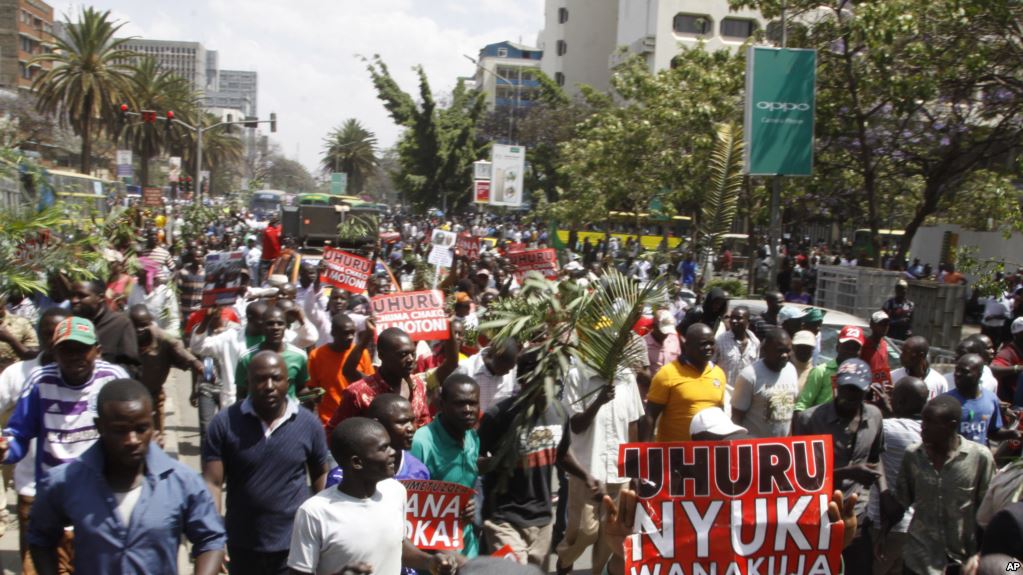 L’opposition au Kenya manifeste ce lundi contre la vie chère 