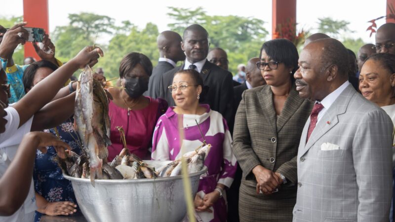 La président gabonais Ali Bongo dans la province de l’Ogooué-Lolo pour la 1ère fois depuis six ans