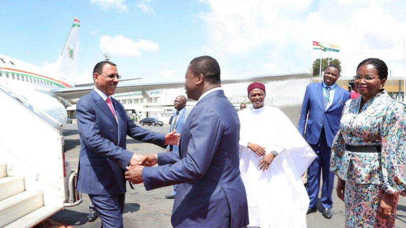 Le Président nigérien, Bazoum achève ce mardi sa première visite officielle au Togo