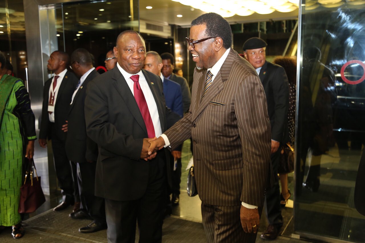 Secteur de l’énergie: Cyril Ramaphosa souhaite consolider divers liens économiques avec la Namibie