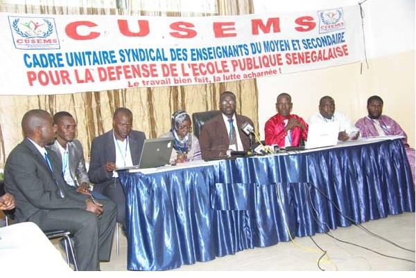 Sénégal : Les enseignants du moyen secondaire en grève ces mardi et mercredi