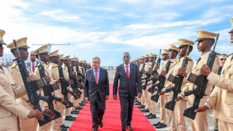 Le patron de l’ONU en visite en Somalie