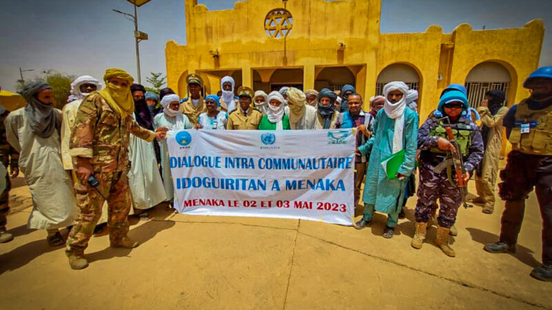 Mali : La Minusma salue un dialogue intra-communautaire qui apporte l’espoir d’un retour de la paix dans la région de Ménaka