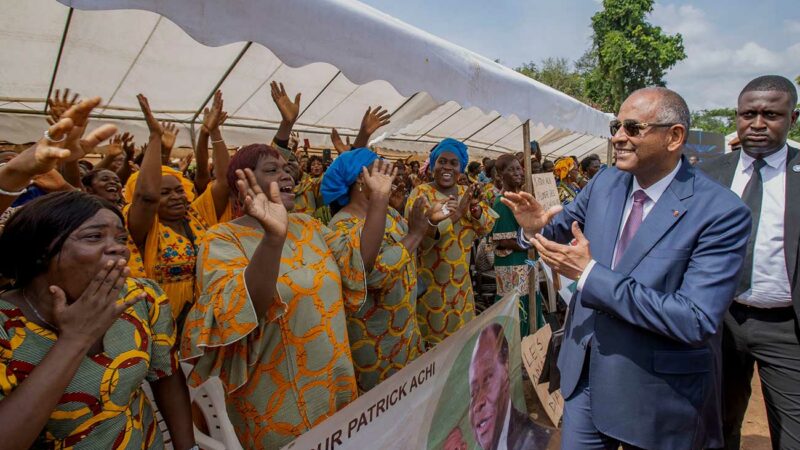 Une quarantaine de marchés de proximité en cours de construction en Côte d’Ivoire