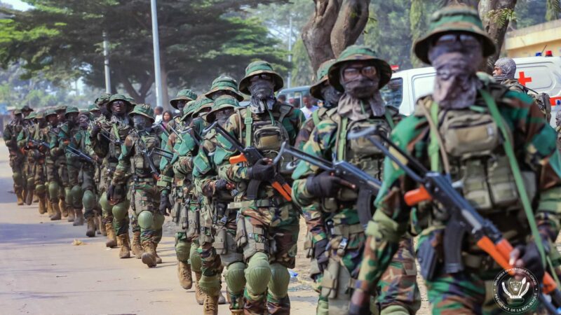 RDC : Marche d’endurance des militaires de la Garde Républicaine dans plusieurs villes