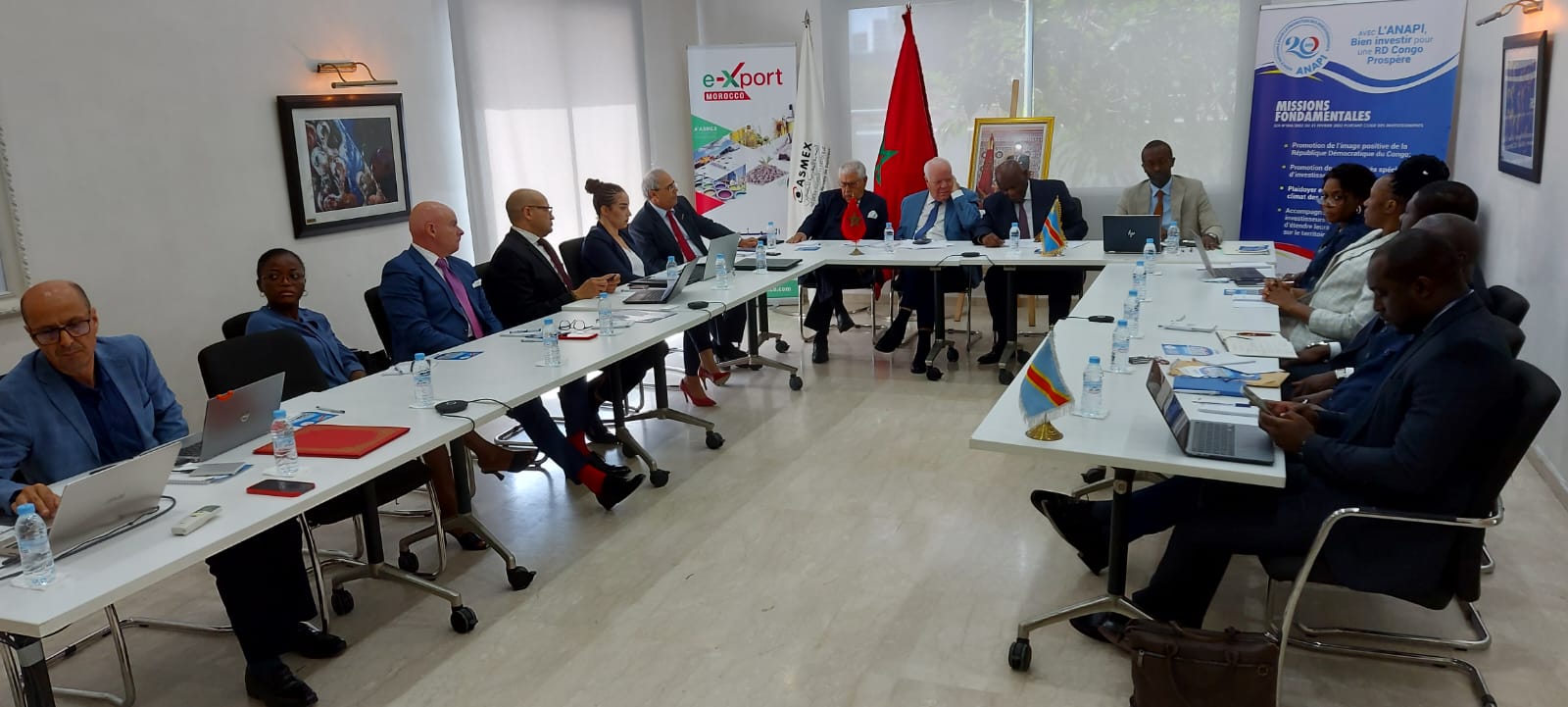Coopération commerciale: Une entente entre l’ANAPI et l’ASMEX pour booster les échanges entre la RDC et le Maroc