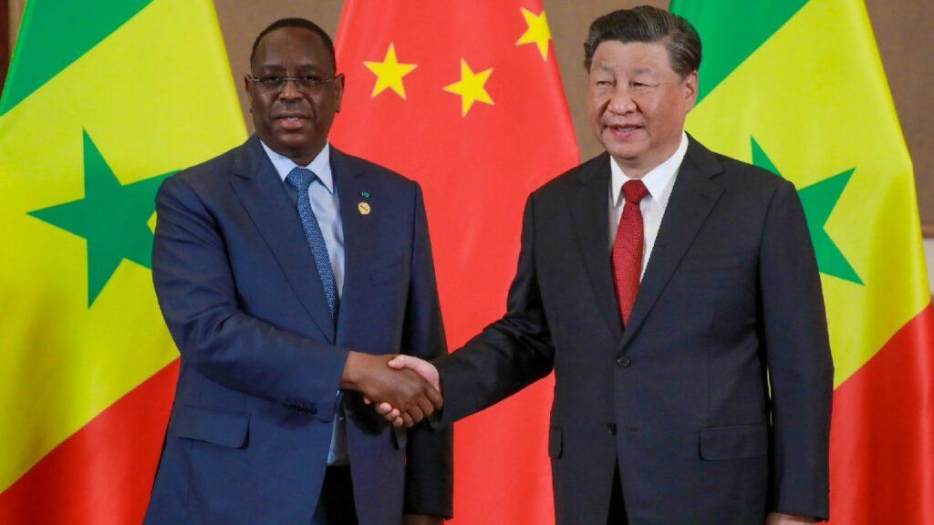 Le Sénégalais Macky Sall se félicite du soutien de la Chine à la candidature africaine au G20, en marge du sommet des Brics