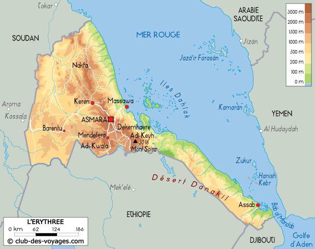 Séisme de magnitude 5.0 signalé en Erythrée