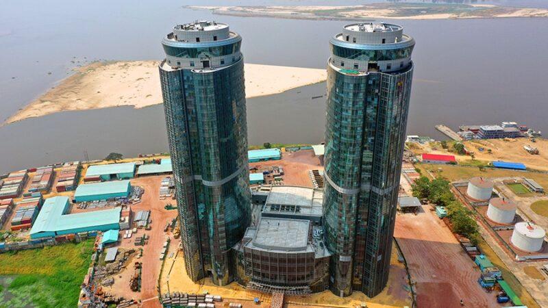 Inauguration à Brazzaville, des tours jumelles édifiées par une entreprise chinoise