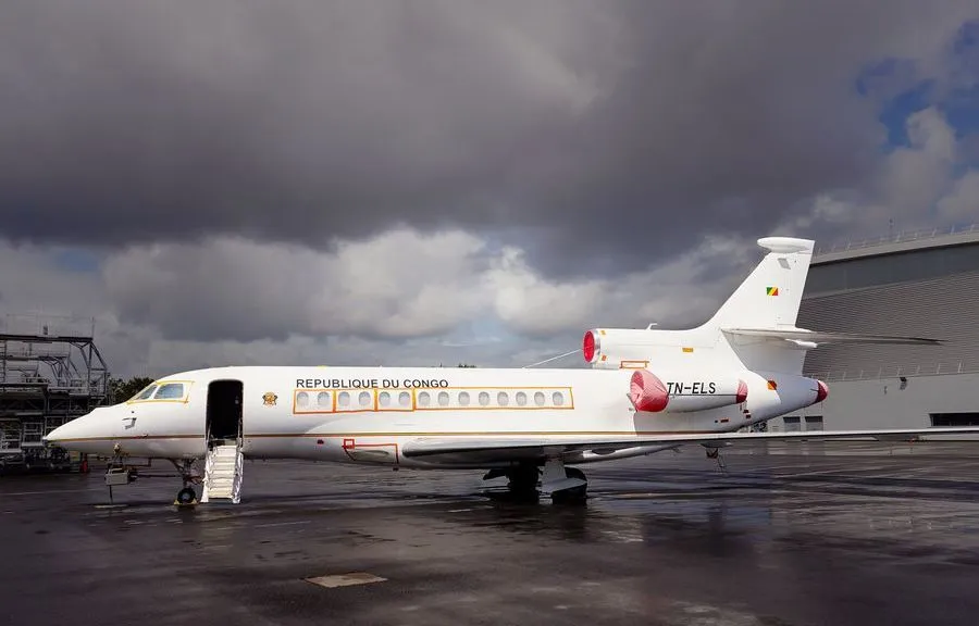 Vente aux enchères en France d’un Falcon 7X du Congo: Brazzaville va faire dire le droit en sa faveur (Officiel)