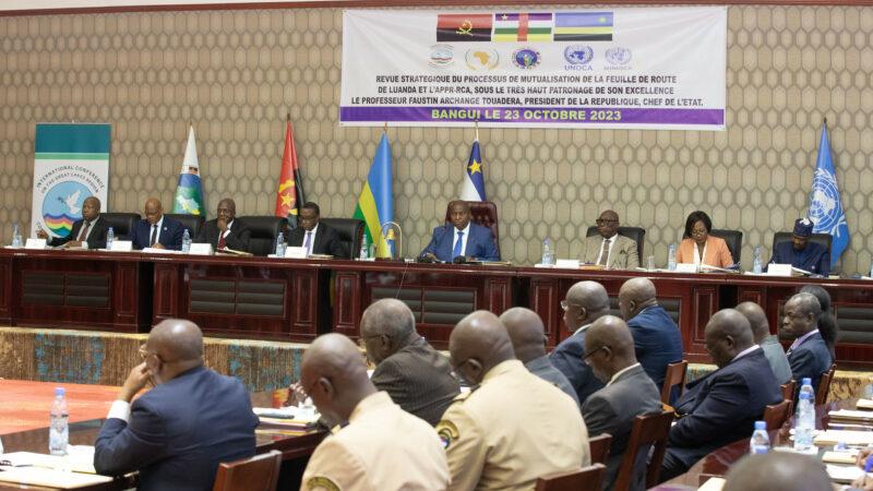 Le président centrafricain Touadera réitère sa volonté à restaurer la paix dans son pays
