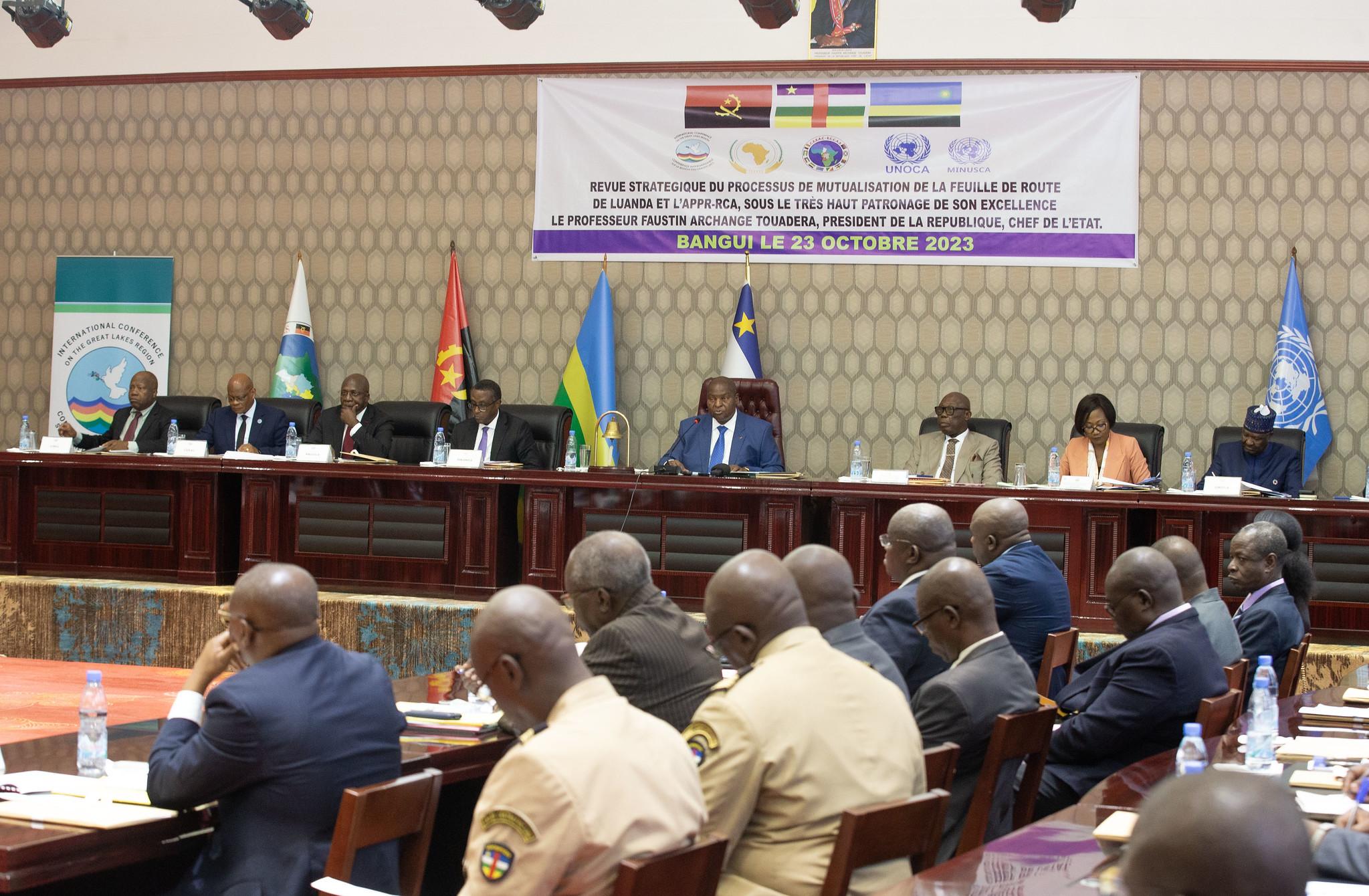 Le président centrafricain Touadera réitère sa volonté à restaurer la paix dans son pays