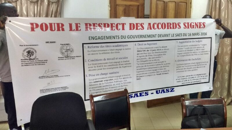 Les enseignants sénégalais décrètent ce jeudi, une journée «Université Morte»