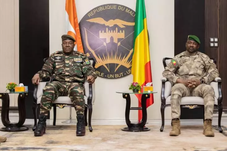 Le Président de la Transition au Niger a été reçu à Bamako, par son homologue malien, Assimi Goïta
