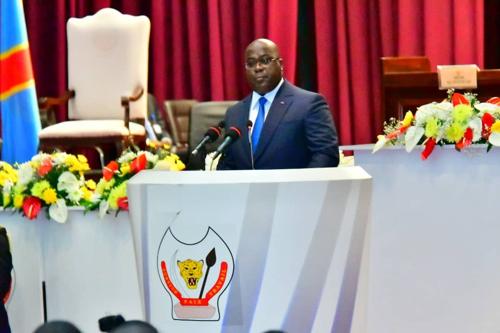 Le Président de la RDC, Tshisekedi s’adressera à la nation ce mardi devant le Congrès