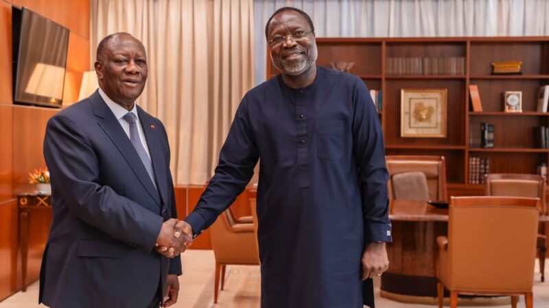 La situation en Sierra Leone au cœur d’un entretien entre Alassane Ouattara et Alieu Touray