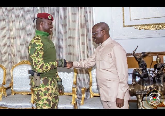 L’ancien PM ivoirien, Guillaume Soro reçu par le président de transition du Burkina, Ibrahim Traoré