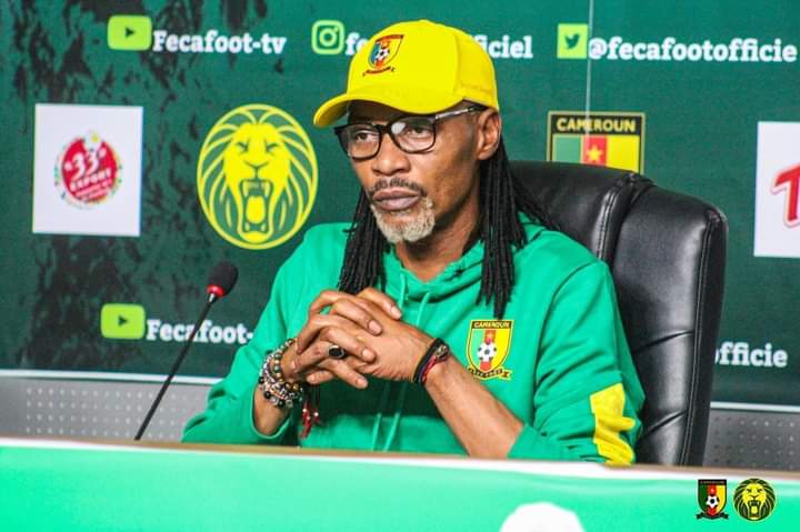 Le sélectionneur Rigobert Song ne projette pas de démissionner suite à l’éviction du Cameroun de la CAN 2023