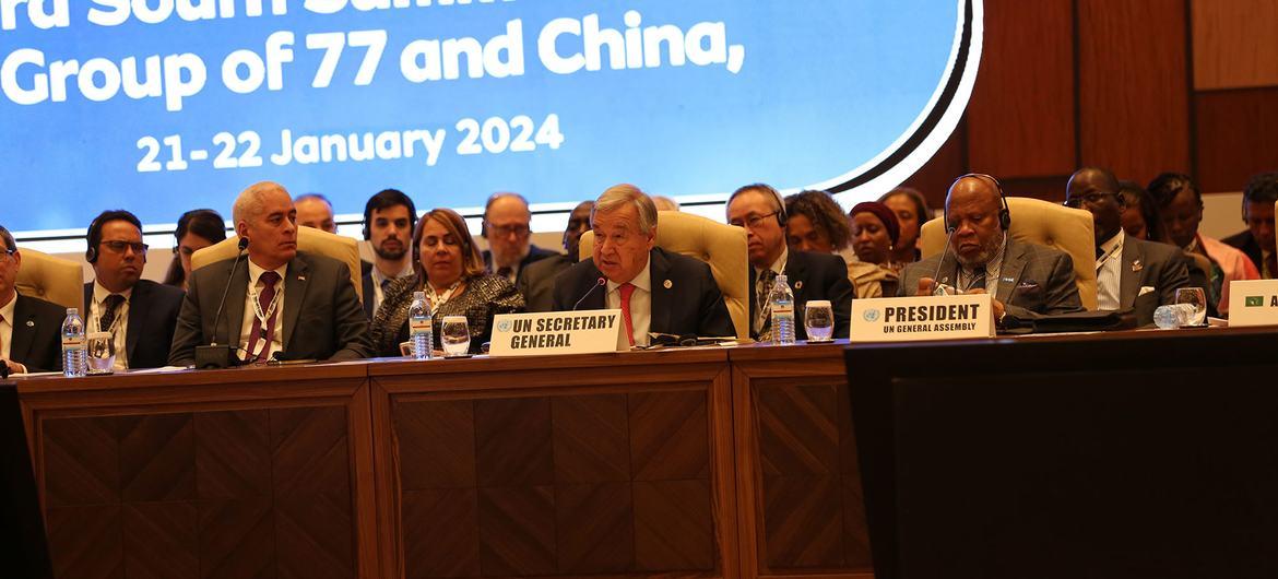 Ouganda/Sommet du G77 et Chine : le chef de l’ONU plaide pour une réforme de la gouvernance mondiale