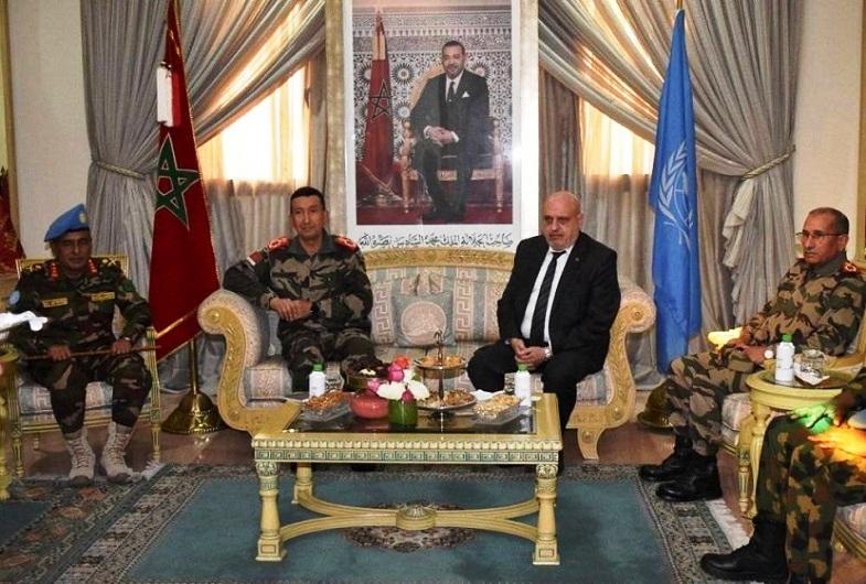 Maroc-Sahara : L’inspecteur général des FAR reçoit à Agadir, le Représentant spécial du SG de l’ONU et Chef de la MINURSO