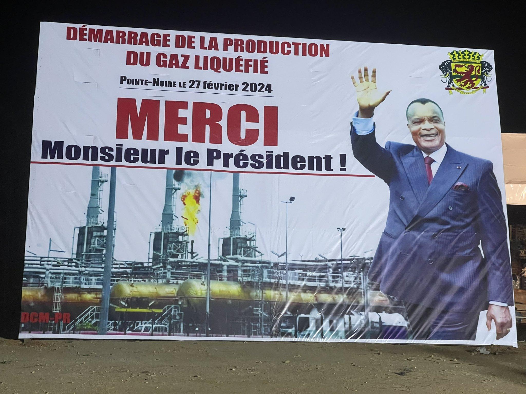 Congo-Brazzaville : Lancement officiel ce 27 février à Pointe-Noire de la production du gaz naturel liquéfié