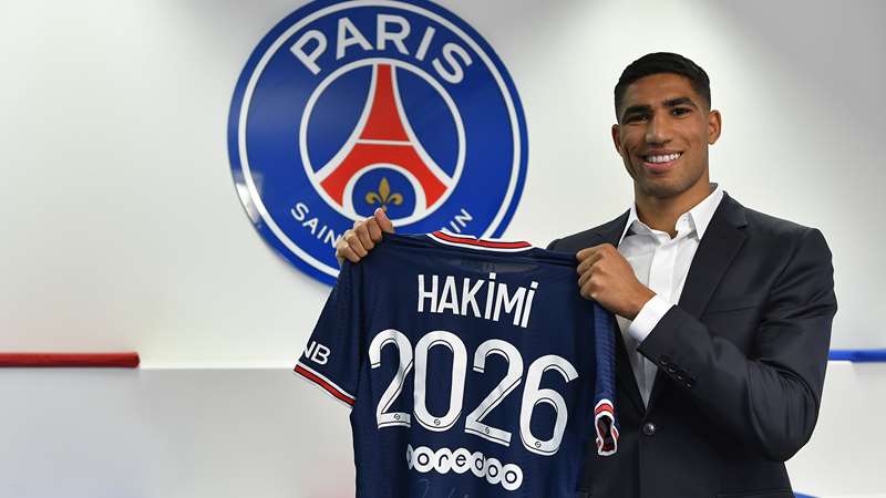 Football: L’international marocain, Hakimi en tête du classement des joueurs africains les mieux payés en Ligue 1 française