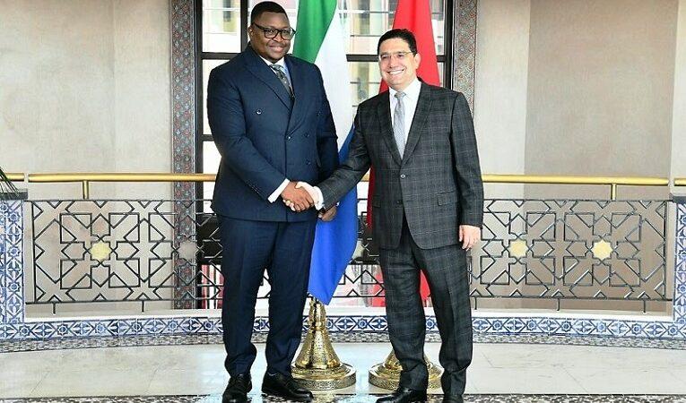 Nouveau soutien de la Sierra Leone à l’intégrité territoriale du Maroc et à son Initiative d’autonomie pour le Sahara (Communiqué conjoint)