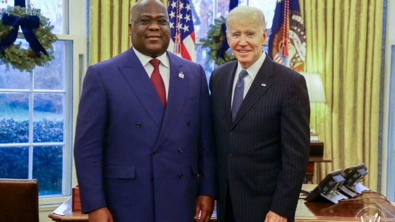 Joe Biden et Félix Tshisekedi font le tour d’horizon de plusieurs questions cruciales ce mercredi à Kinshasa