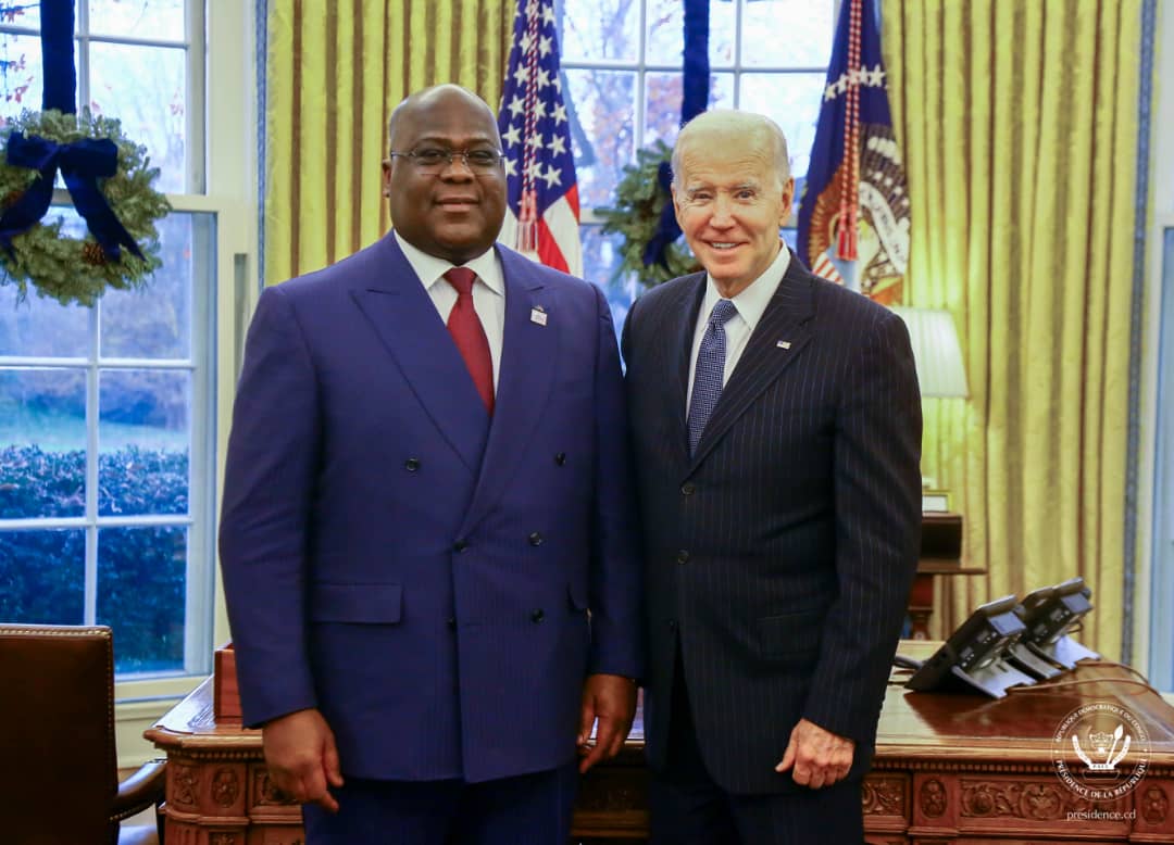 Joe Biden et Félix Tshisekedi font le tour d’horizon de plusieurs questions cruciales ce mercredi à Kinshasa