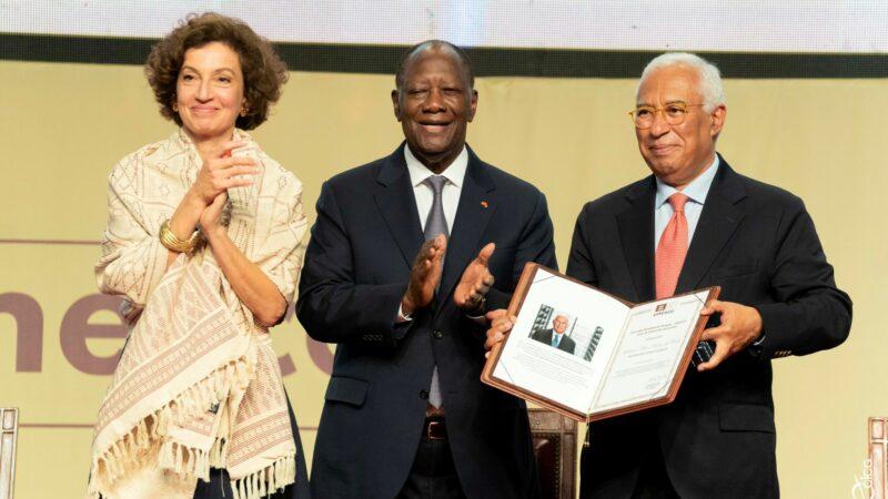 Côte d’Ivoire : Le Prix Félix Houphouët-Boigny UNESCO pour la Recherche de la Paix attribué à António Costa