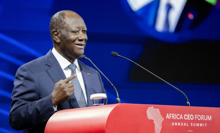Le président ivoirien, Alassane Ouattara salue la résilience économique de son pays à l’ouverture de l’Africa CEO Forum 2025