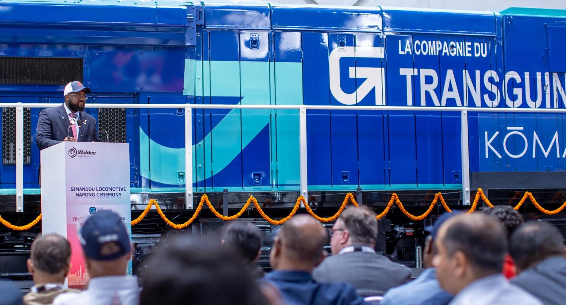 Guinée/Simandou : La Compagnie du TransGuinéen a ses premières locomotives