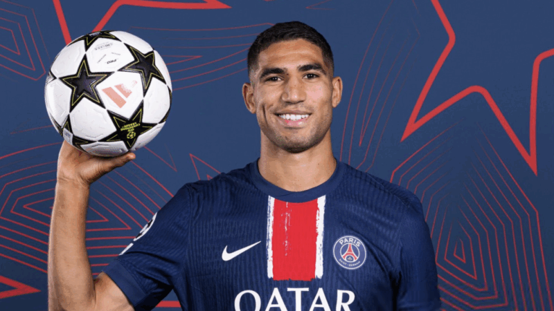 Football : Le Marocain Hakimi en bonne place pour remporter le Prix «RFI Marc Vivien Foe» 2025