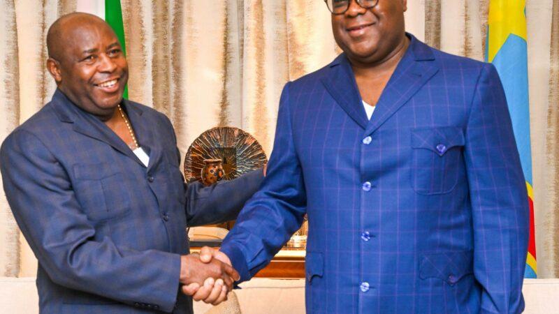 Le Président Évariste Ndayishimiye a effectué une visite de travail en RDC