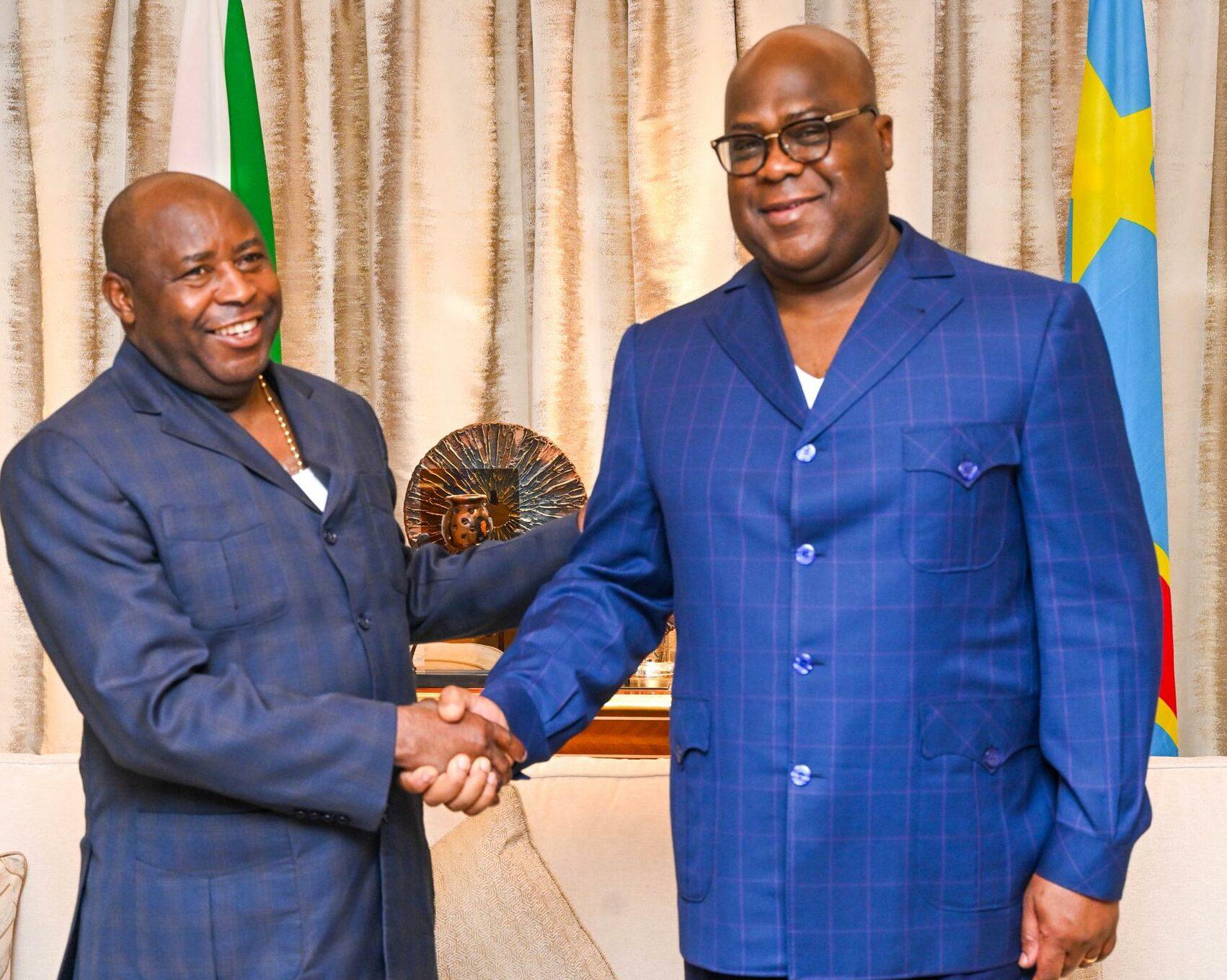 Le Président Évariste Ndayishimiye a effectué une visite de travail en RDC